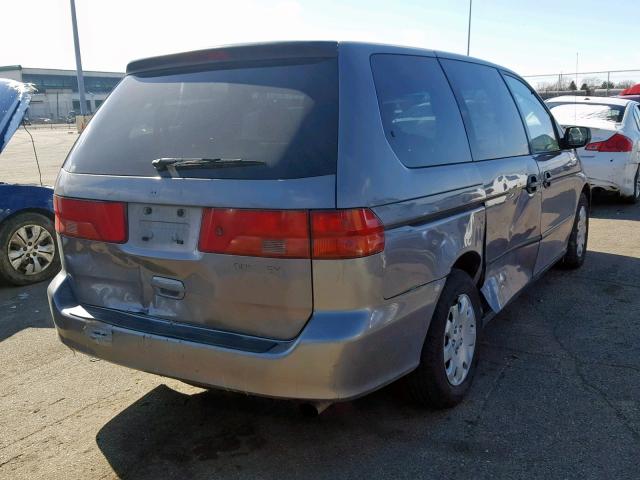 2HKRL1858YH581346 - 2000 HONDA ODYSSEY LX GRAY photo 4