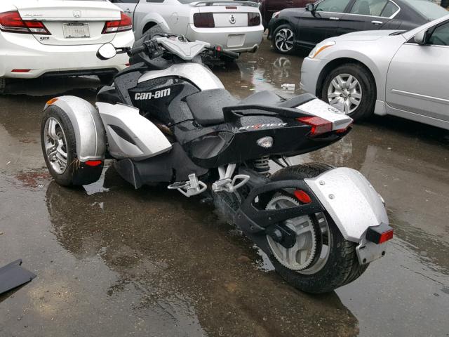 2BXJABA179V001015 - 2009 CAN-AM SPYDER ROA BLACK photo 3