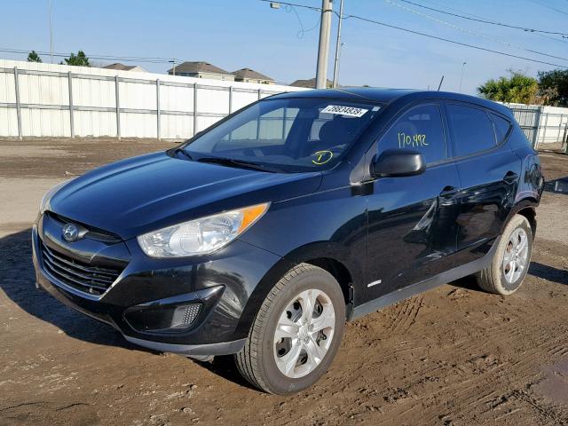 KM8JT3AB1BU120832 - 2011 HYUNDAI TUCSON GL BLACK photo 2