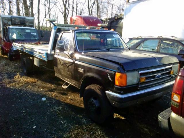 2FDLF47M0KCA17173 - 1989 FORD F SUPER DU BLACK photo 1