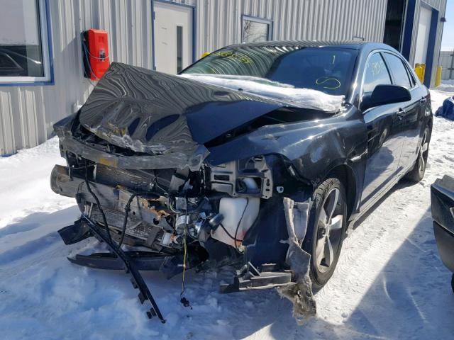 1G1ZC5EUXCF344663 - 2012 CHEVROLET MALIBU 1LT შავი ფოტო 2