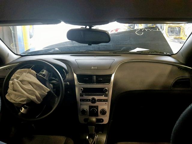 1G1ZC5EUXCF344663 - 2012 CHEVROLET MALIBU 1LT შავი ფოტო 9