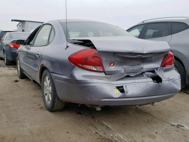 1FAFP56U26A190549 - 2006 FORD TAURUS SEL GRAY photo 3