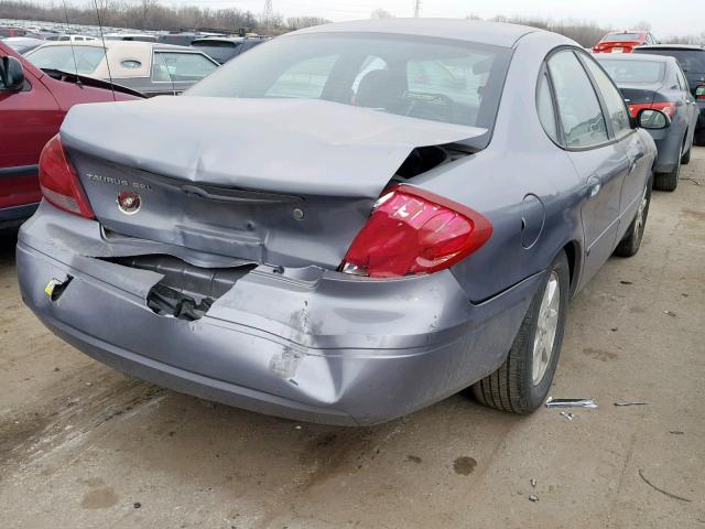 1FAFP56U26A190549 - 2006 FORD TAURUS SEL GRAY photo 4