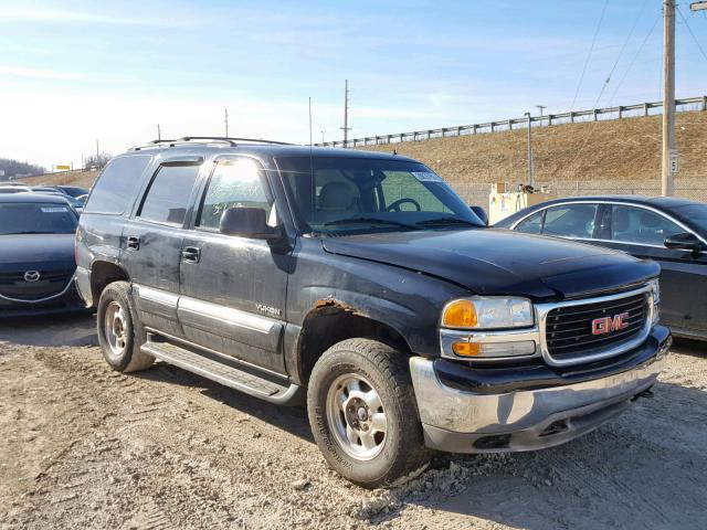 1GKEK13Z62J264714 - 2002 GMC YUKON BLACK photo 1