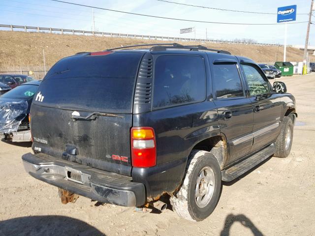 1GKEK13Z62J264714 - 2002 GMC YUKON BLACK photo 4