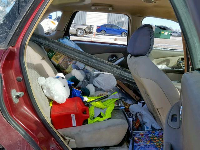 1G1ZT64864F228890 - 2004 CHEVROLET MALIBU MAX წითელი ფოტო 6