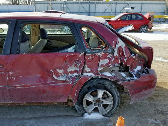 1G1ZT64864F228890 - 2004 CHEVROLET MALIBU MAX წითელი ფოტო 9