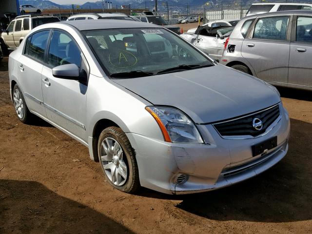 3N1AB6AP6CL725299 - 2012 NISSAN SENTRA 2.0 SILVER photo 1