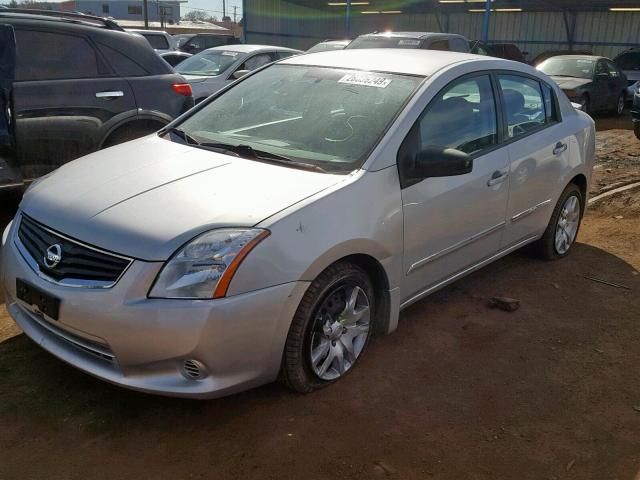 3N1AB6AP6CL725299 - 2012 NISSAN SENTRA 2.0 SILVER photo 2