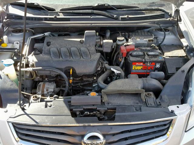 3N1AB6AP6CL725299 - 2012 NISSAN SENTRA 2.0 SILVER photo 7