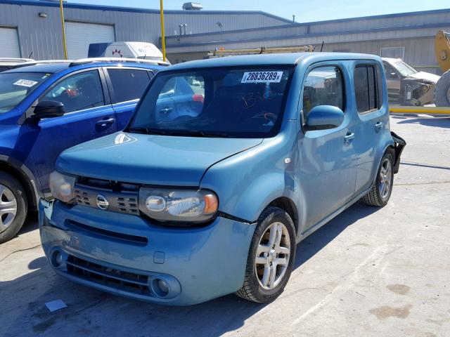 JN8AZ28R99T129766 - 2009 NISSAN CUBE BASE TEAL photo 2