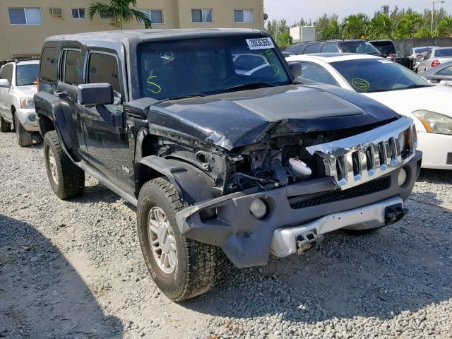 5GTEN13E098140741 - 2009 HUMMER H3 BLACK photo 1