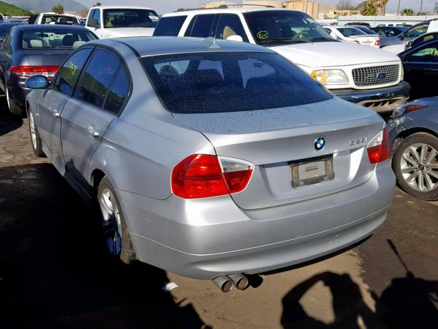 WBAVC53518FZ83116 - 2008 BMW 328 I SULE SILVER photo 3