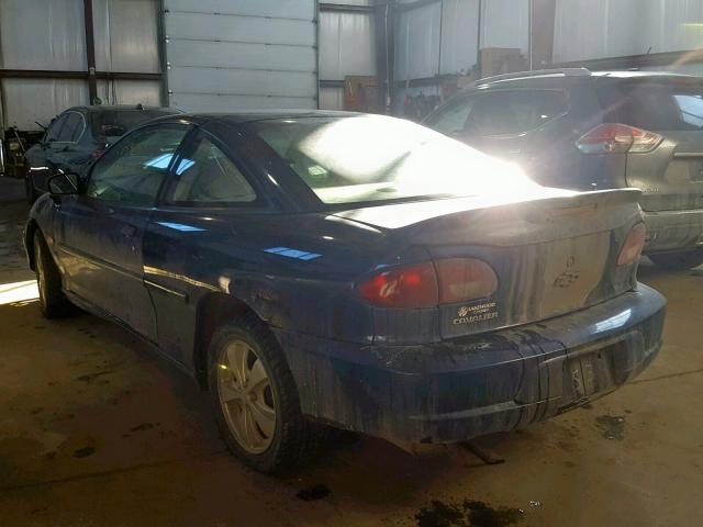 3G1JF12T21S199877 - 2001 CHEVROLET CAVALIER Z BLUE photo 3