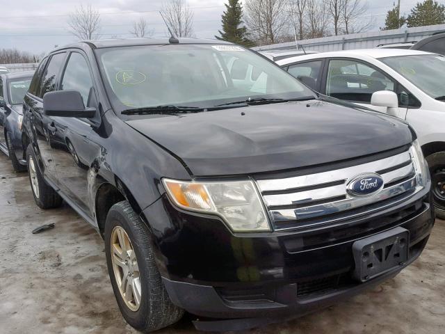 2FMDK46C88BA03285 - 2008 FORD EDGE SE BLACK photo 1