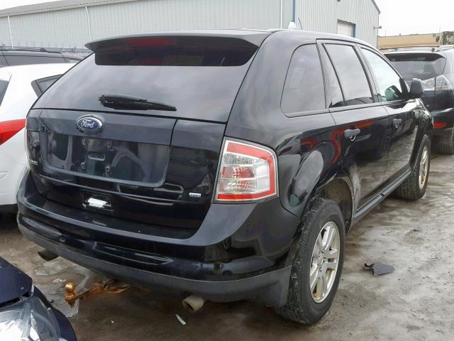 2FMDK46C88BA03285 - 2008 FORD EDGE SE BLACK photo 4