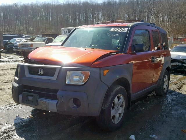 5J6YH27573L035771 - 2003 HONDA ELEMENT EX ORANGE photo 2