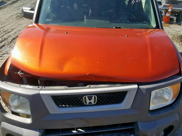 5J6YH27573L035771 - 2003 HONDA ELEMENT EX ORANGE photo 7