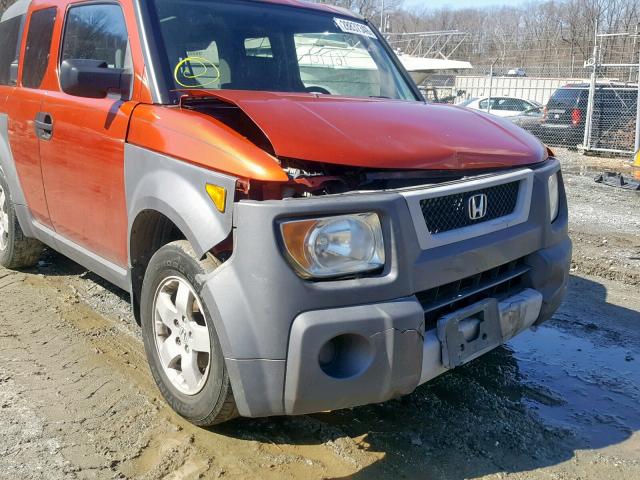 5J6YH27573L035771 - 2003 HONDA ELEMENT EX ORANGE photo 9