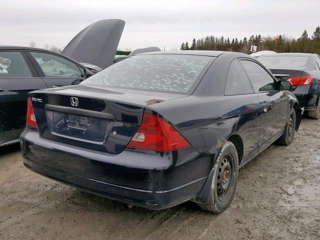 1HGEM22123L815168 - 2003 HONDA CIVIC DX BLACK photo 4