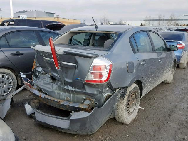 3N1AB6APXCL610320 - 2012 NISSAN SENTRA 2.0 GRAY photo 4