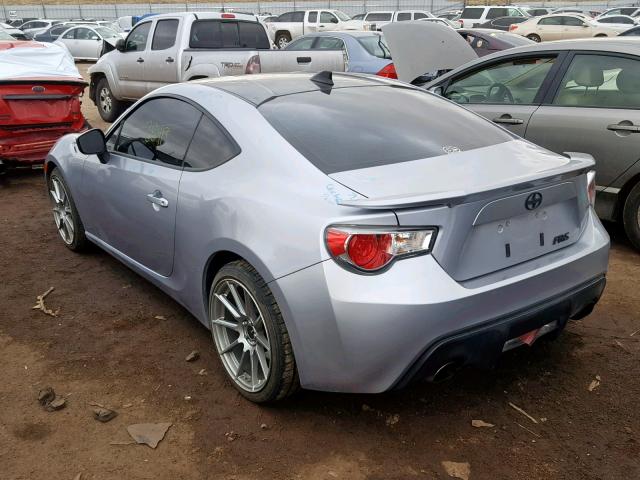 JF1ZNAA10F9713271 - 2015 TOYOTA SCION FR-S SILVER photo 3