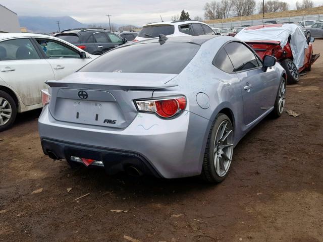 JF1ZNAA10F9713271 - 2015 TOYOTA SCION FR-S SILVER photo 4