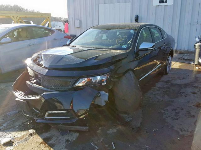 1G1165S38FU144624 - 2015 CHEVROLET IMPALA LTZ BLACK photo 2