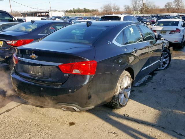 1G1165S38FU144624 - 2015 CHEVROLET IMPALA LTZ BLACK photo 4