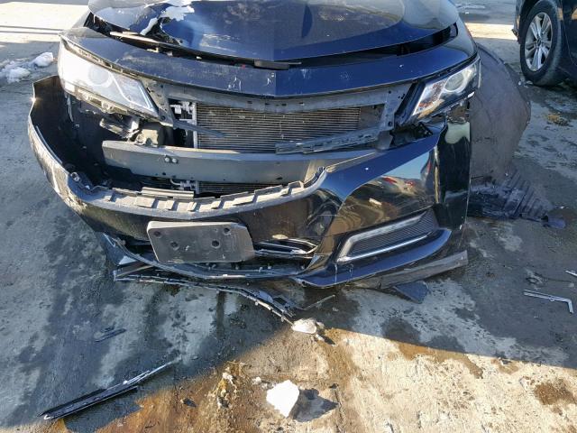 1G1165S38FU144624 - 2015 CHEVROLET IMPALA LTZ BLACK photo 9