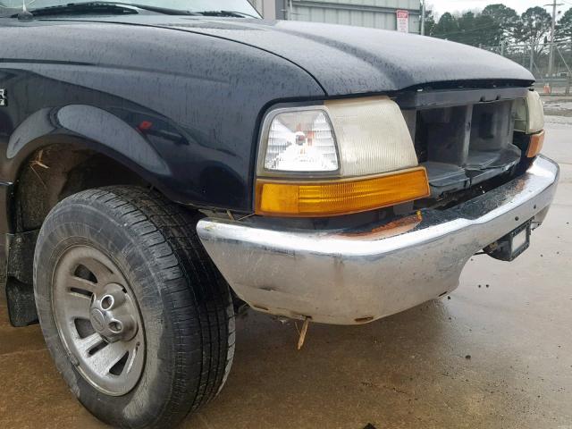 1FTYR10CXXPA28785 - 1999 FORD RANGER BLACK photo 9