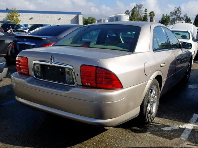 1LNHM86S22Y624901 - 2002 LINCOLN LS TAN photo 4