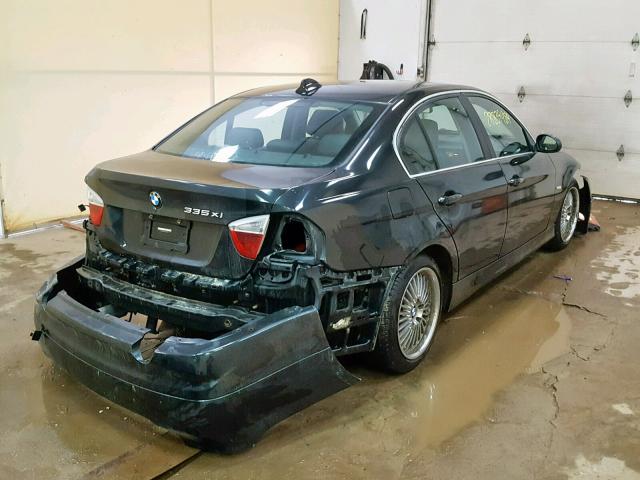 WBAVD53547A007226 - 2007 BMW 335 XI BLACK photo 4