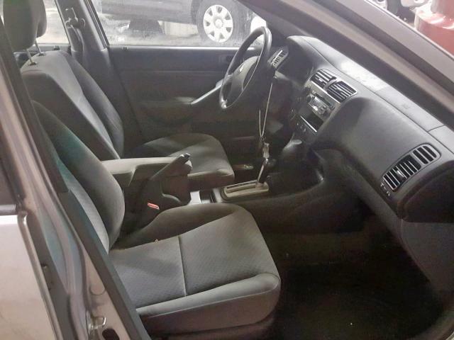 2HGES16444H929661 - 2004 HONDA CIVIC DX SILVER photo 5