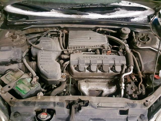 2HGES16444H929661 - 2004 HONDA CIVIC DX SILVER photo 7