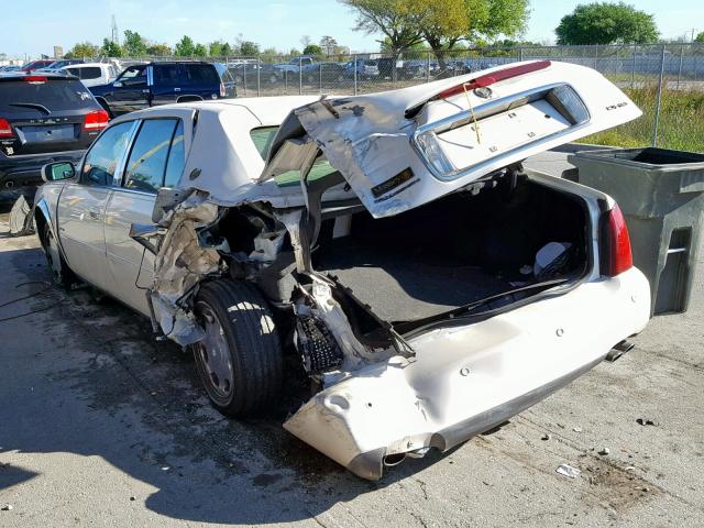 1G6KE57YXYU250453 - 2000 CADILLAC DEVILLE DH WHITE photo 3