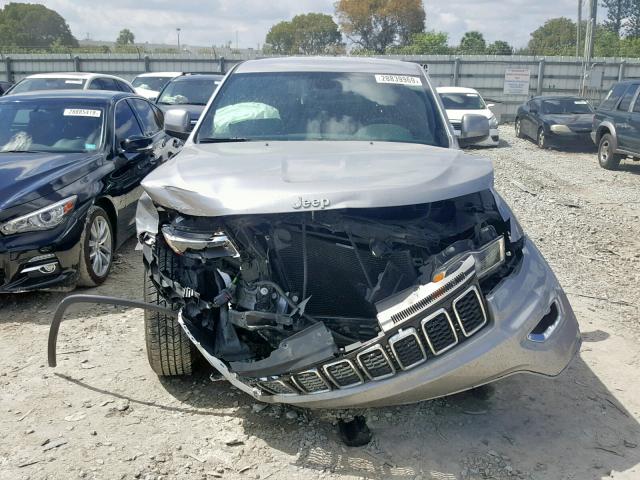 1C4RJEAG2HC748160 - 2017 JEEP GRAND CHER GRAY photo 9