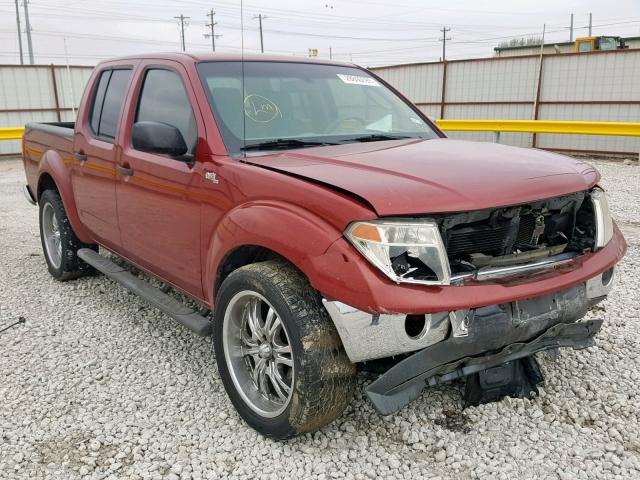 1N6AD07U88C450746 - 2008 NISSAN FRONTIER C BURGUNDY photo 1