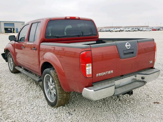 1N6AD07U88C450746 - 2008 NISSAN FRONTIER C BURGUNDY photo 3