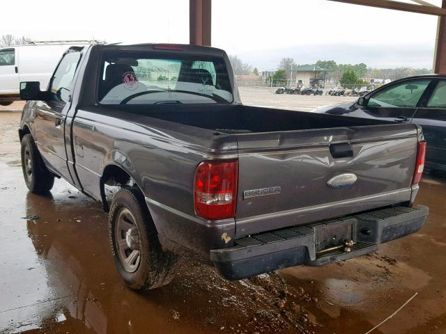 1FTYR10D46PA19412 - 2006 FORD RANGER GRAY photo 3