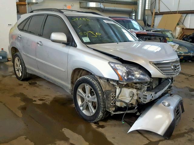 JTJHW31U682867484 - 2008 LEXUS RX 400H SILVER photo 1