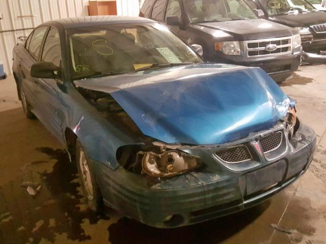 1G2NF52E2YM788296 - 2000 PONTIAC GRAND AM S BLUE photo 1