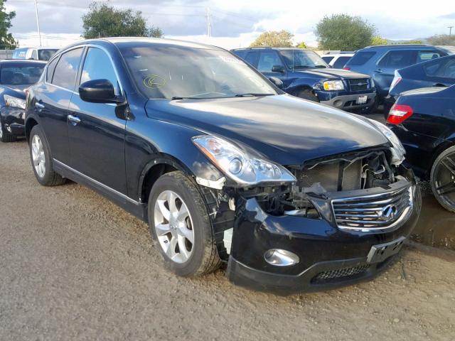 JN1AJ0HP5AM702279 - 2010 INFINITI EX35 BASE BLACK photo 1