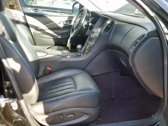 JN1AJ0HP5AM702279 - 2010 INFINITI EX35 BASE BLACK photo 5