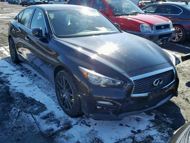 JN1BV7AR9EM705205 - 2014 INFINITI Q50 BASE BLACK photo 1