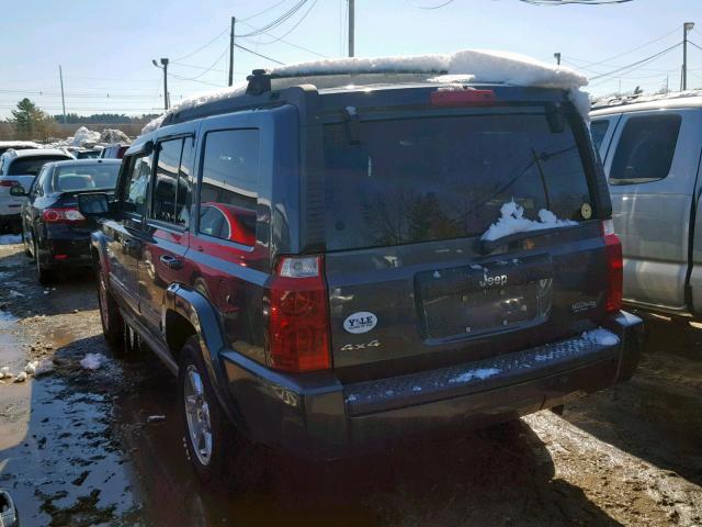 1J8HG48K57C658734 - 2007 JEEP COMMANDER GRAY photo 3