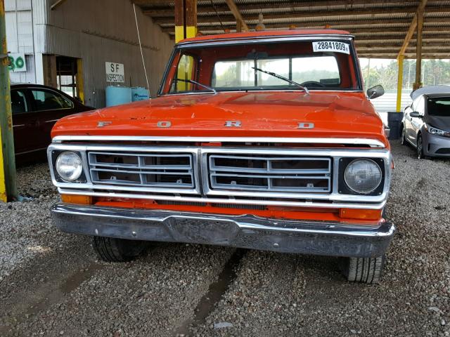 F10YLN00198 - 1972 FORD F-100 ORANGE photo 10