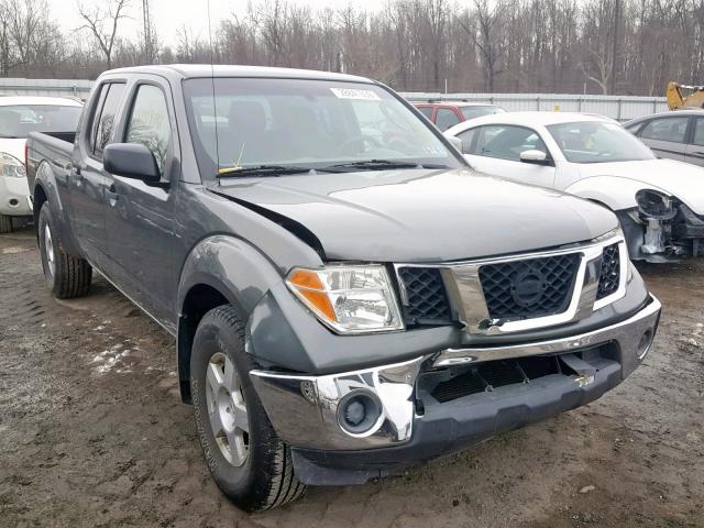 1N6AD09W37C415285 - 2007 NISSAN FRONTIER C GRAY photo 1