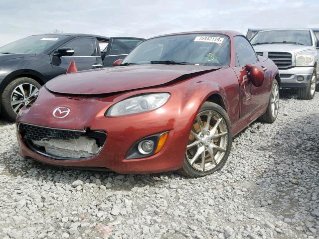 JM1NC2PF1C0225003 - 2012 MAZDA MX-5 MIATA RED photo 2